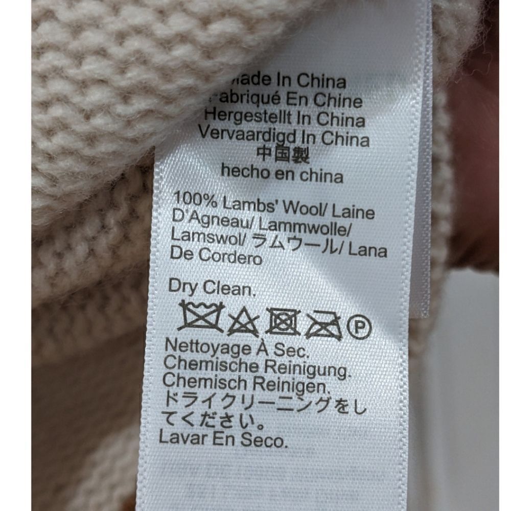 J. Crew Men's Yoked Nordic Fair Isle 100% Lambswool Crewneck Sweater Size M - Picture 7 of 7